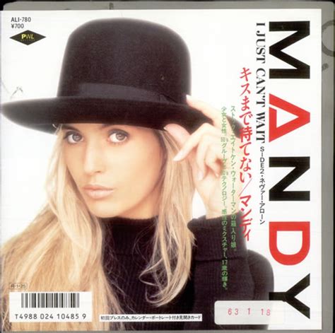 mandy smith i just can t wait japanese promo 7 vinyl single 7 inch record 45 513173