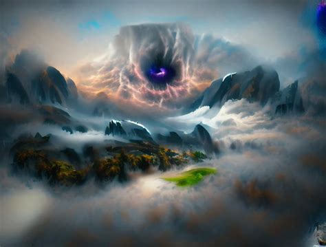My Heaven The Eye Of The Storm Shrouded By The Fog Protected From