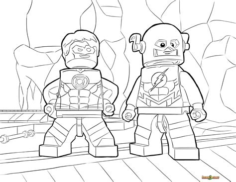 The line features both dc comics and marvel comics. LEGO DC Universe Super Heroes Coloring Pages : Free ...