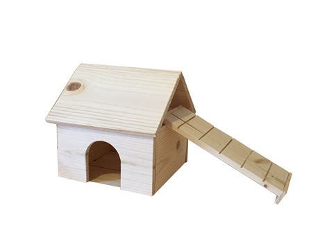 Large 75cm X 50cm Natural Wooden Hamster Cage