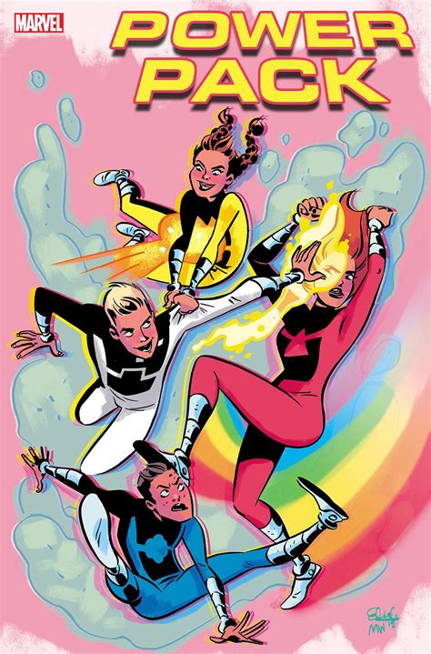 Power Pack Grow Up 1 Charretier Var Marvel Comics Comic Book