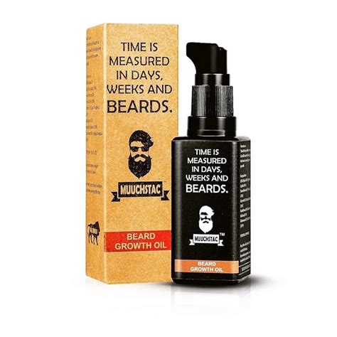 Muuchstac Herbal Beard Growth Oil For Men For Thicker And Longer Beard