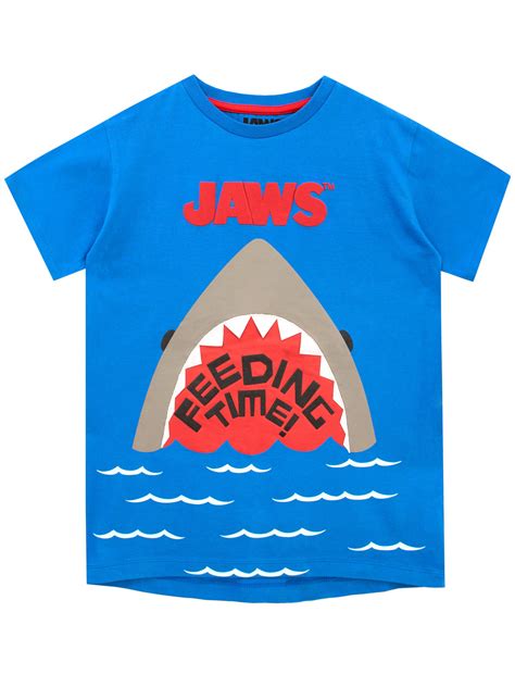 Buy Boys Jaws T Shirt Kids Official Merchandise