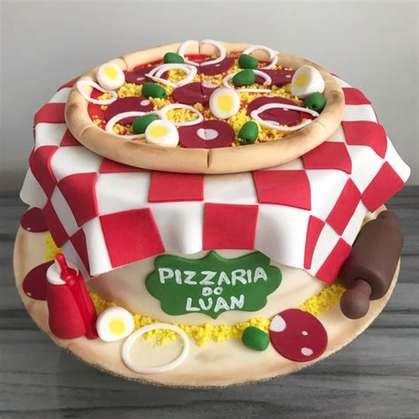 Pizza Cake Pizza Birthday Cake 100 Eggless Yummy Cake