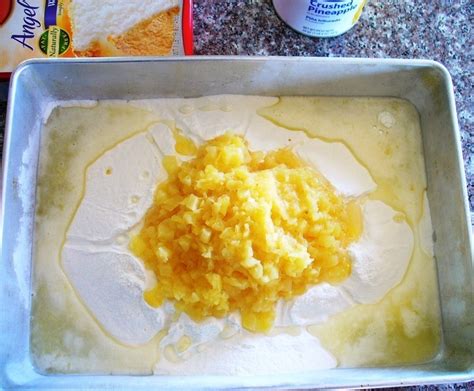 Easy Dump Cake Angel Food Pineapple Cake Recipe By Lynne Cookeatshare