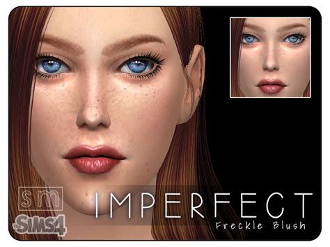 Imperfect Freckle Blush Mask The Sims 4 Catalog