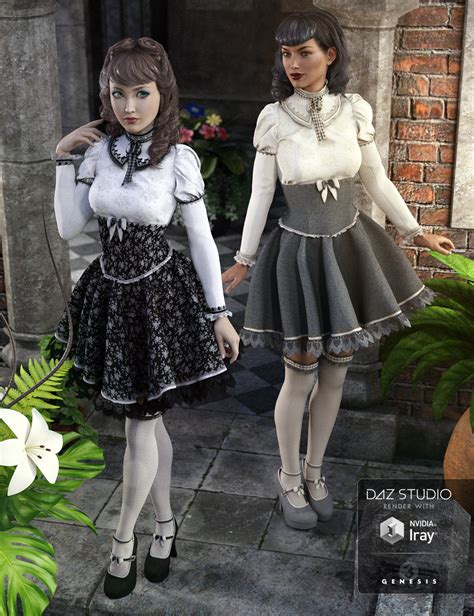 Goth Girl Outfit Textures Daz 3d