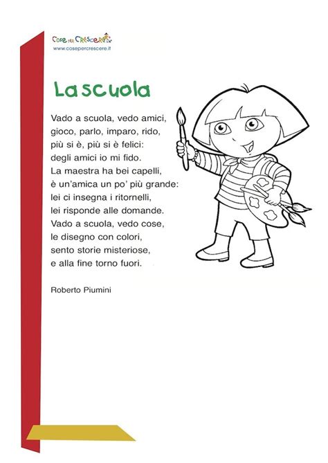 Forse però hai anche delle. La scuola poesia sulla scuola