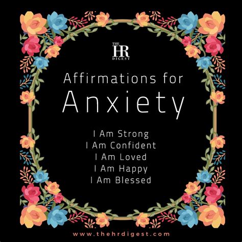 12 Positive Affirmations For Anxiety Relief