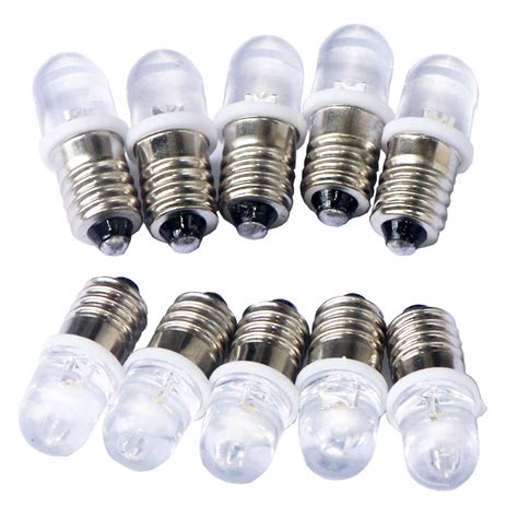 Gutreise 10pcs E10 45v Cold White Spotlight Led Light Bulb Lamps