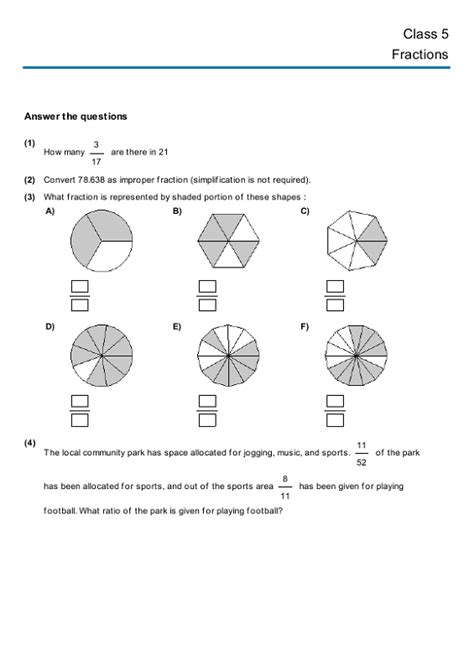 Download Year 5 Maths Worksheets Printable Pictures The Math