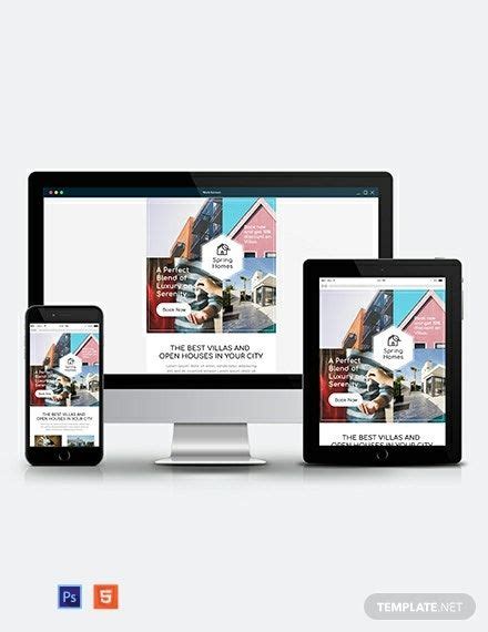 Premiere pro template| 1.8/1.2 gb. Real Estate Email Ad Template in 2020 | Email newsletter ...