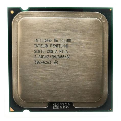 Cpu Intel 775 Pentium Dual Core 2 X 28 Ghz E5500 Tray Slgtj 399