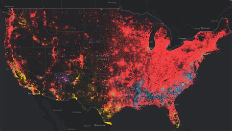 Us Population Density Map Mainvalley