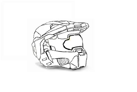 Master Chief Helmet Coloring Pages