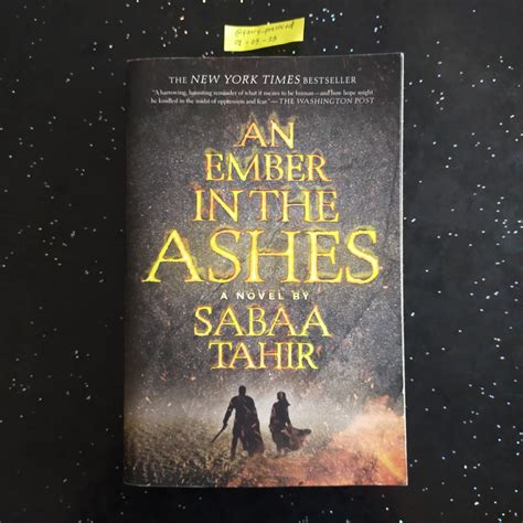 an ember in the ashes by sabaa tahir romance and fantasy book hobbies and toys books