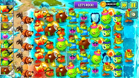 Every Plant Max Level Plan And Defence In Plants Vs Zombies 2