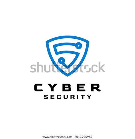 Cyber Security Logo Design Inspiration Logos Stock Vector Royalty Free