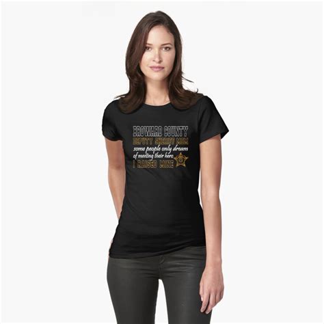 Broward County Florida Deputy Sheriff Shirt Mom Ts T Shirt By