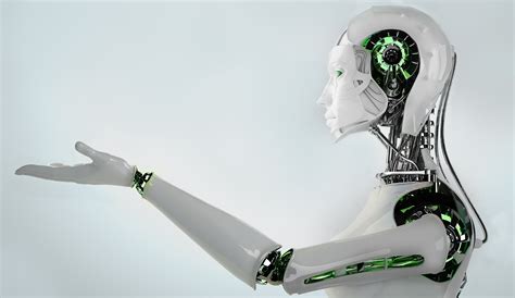 Simple Background Robot Digital Art Artificial Intelligence Technology