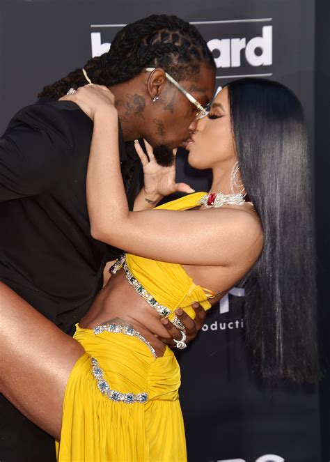 Cardi B And Offset Pose Provocatively In Paradise And She Reveals