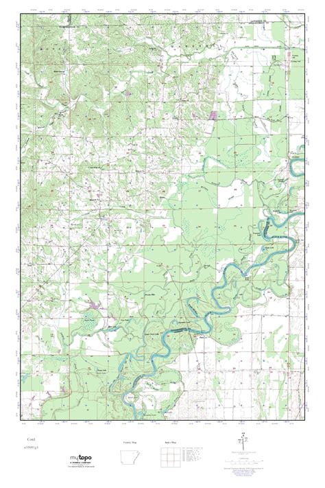 Mytopo Cord Arkansas Usgs Quad Topo Map