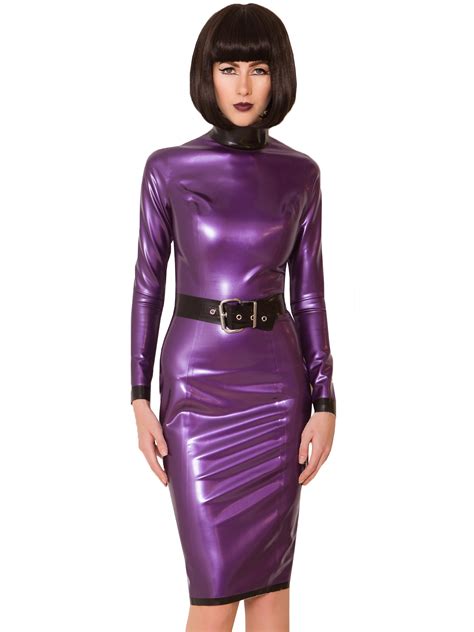 Latex Kleid Incognito Latexkleider Kurz Latexkleidung Damen