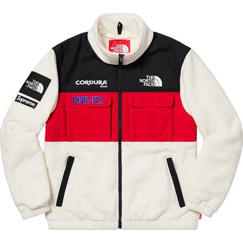 Wtb Supreme The North Face Expedition Fleece Jacket White Size S R