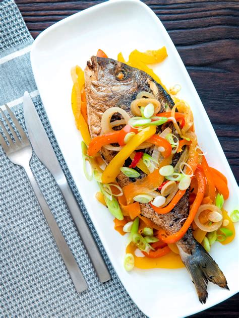 Escovitch Fish With Sea Bream Recipe Jamaican Dishes Fish Dinner