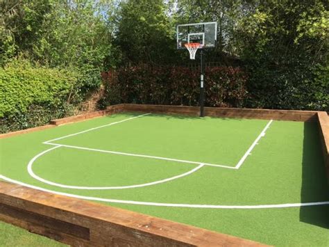 Private Artificial Basketball Court Artificial Turf Basketball