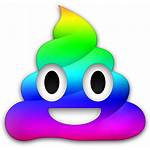 Emoji Poop Rainbow Transparent Emojis Megaphone Faces