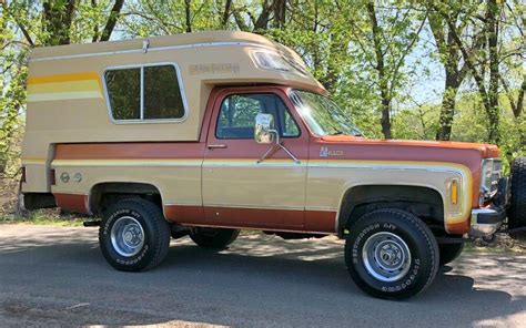 Rare Factory Camper 1977 Chevrolet Blazer Chalet Barn Finds