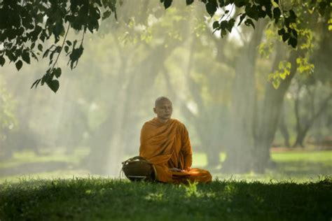 Buddhist Monk Meditating Stock Photos Pictures And Royalty Free Images