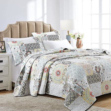 Amazon Com Cozy Line Home Fashions Sapphire Floral Watercolor