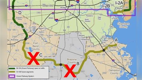 Houston Toll Road Map United States Map