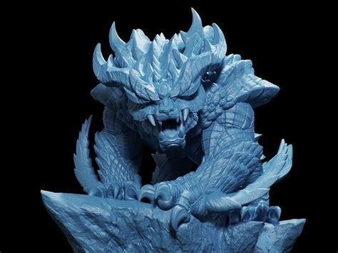 Magnamalo Monster Hunter 3d Model 3d Printable Cgtrader