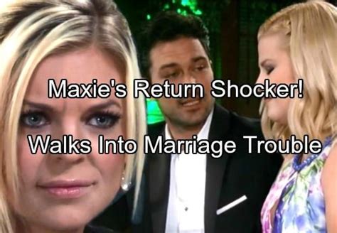 General Hospital Spoilers Kirsten Storms Returns To Marriage Trouble On Gh Stage Set For