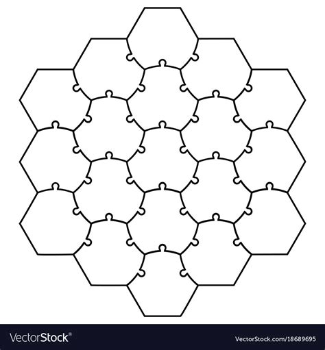 Find & download the most popular jigsaw puzzle template vectors on freepik free for commercial use high quality images made for creative projects. Hexagonal jigsaw puzzle template puzzle Royalty Free Vector