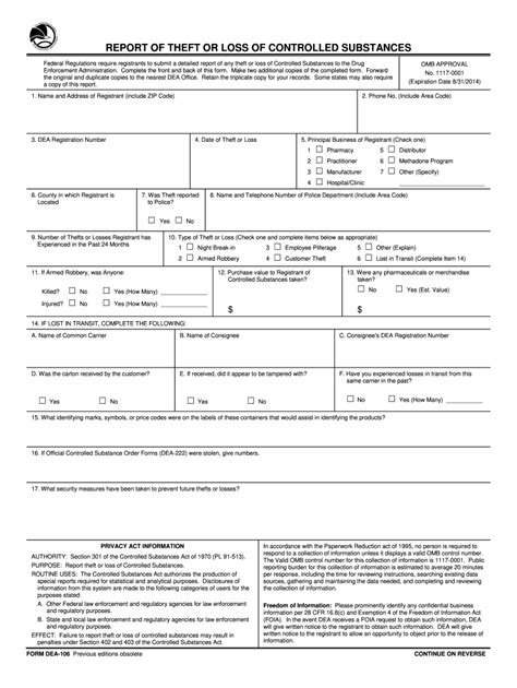 Dea Form 106 Fill Out And Sign Online Dochub