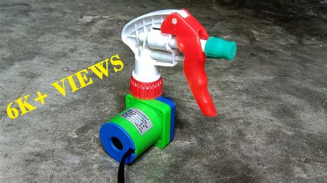 How To Make A Water Spray Pump At Home Diy Paint Spray Gun Water