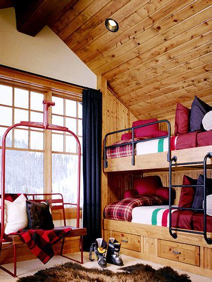 chic decor   ski chalet   appointed house blog living