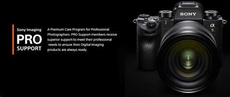 Sony Imaging Pro Support Sips For Professional Photographers