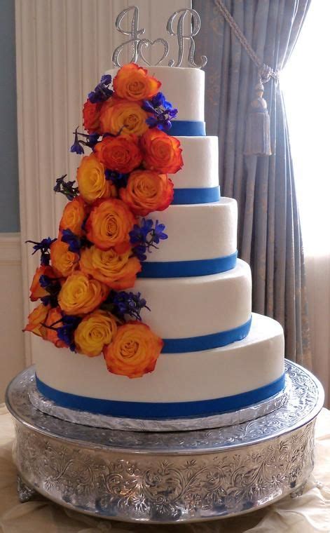 43 Orange And Blue Cakes Ideas Blue Cakes Cupcake Cakes Cake