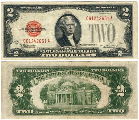 1928 United States 2 Dollar Bill