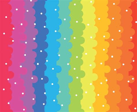 Cute Rainbow Background Vector Art And Graphics