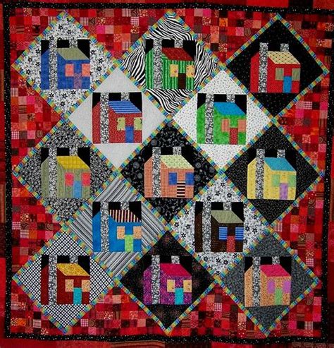 Freddy Moran Pattern Houses By Martys Fiber Musings Scrappy Quilts