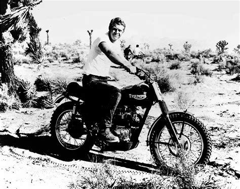Second, his ability to ride a motorcycle in a movie such as the great escape was cool. Steve McQueen Honored as Father of the Motorcycle ...