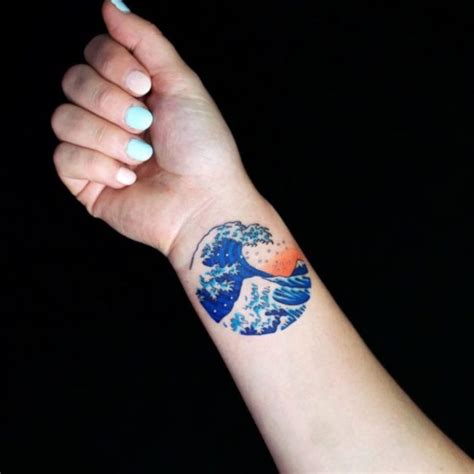 Tatuajes De Olas De Mar Japonesas La Gran Ola De Kanagawa Tatuantes