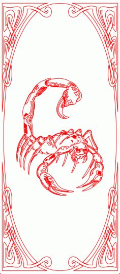 • satin finish plate groove for china cabinets. Kitchen Cabinet Door Scorpio Engraved DXF File Free Download - 3axis.co | Cabinet doors, Kitchen ...