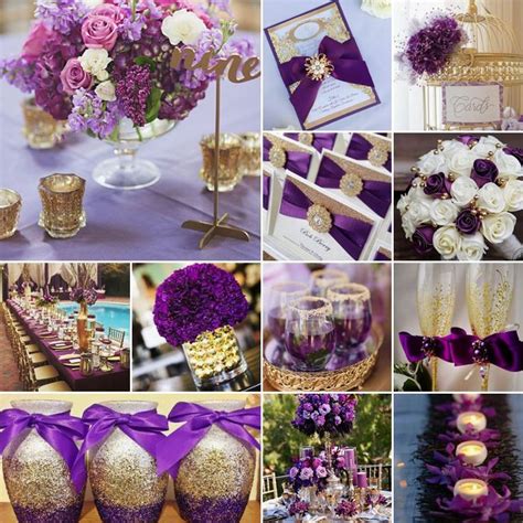 Purple And Gold Wedding Colours Wedding Colors Purple And Gold